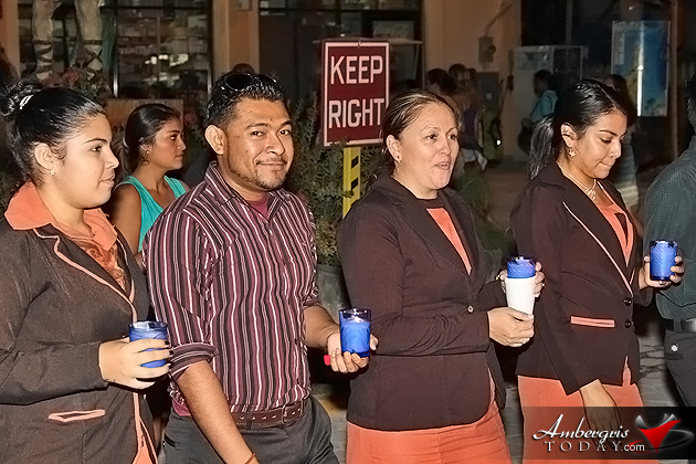 Staff of St. Francis Xavier Credit Union attend San Pedro Cancer Walk Cancer Walk Raises Awareness and Engages Island Community