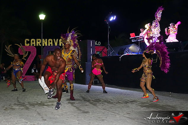 Carnaval Day 1: Painting and Dancing on the Streets of San Pedro 3 Las Caribeñas Dancing on the Streets of San Pedro