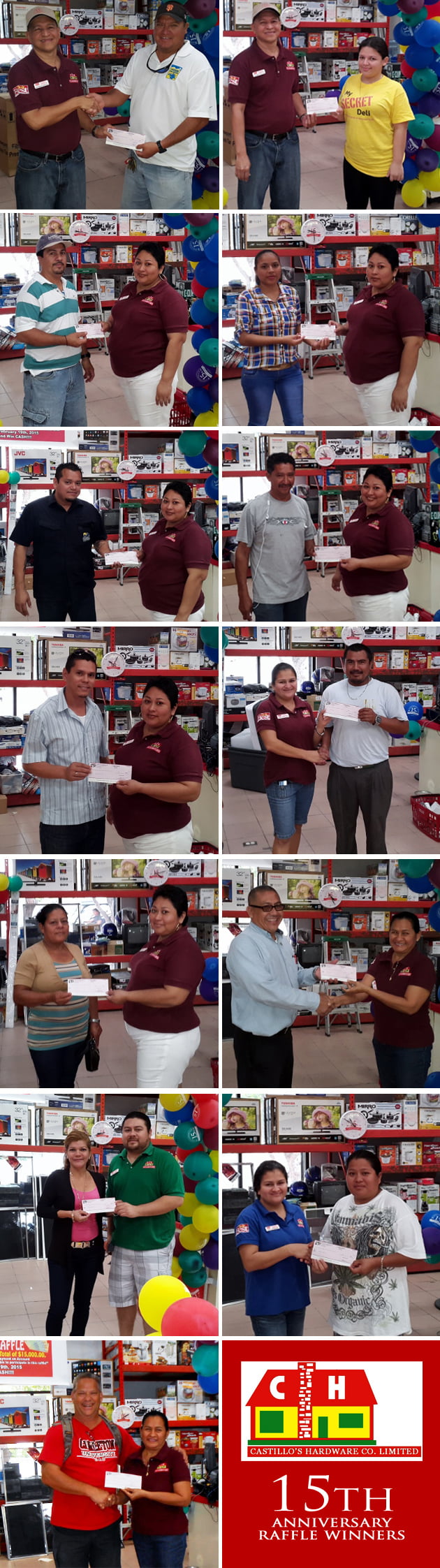 Castillo's Hardware Gives Away $15,000 on Fifteenth Anniversary