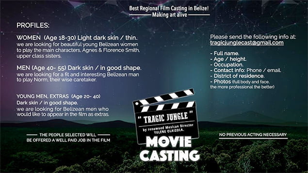Movie Casting Call in Belize 1 Movie Casting Call in Belize