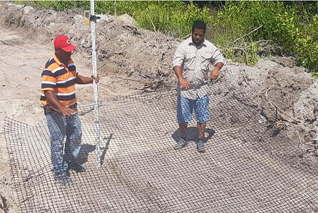 Work Underway at the Caye Caulker Municipal Airstrip 