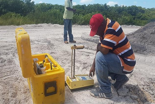 Work Underway at the Caye Caulker Municipal Airstrip 