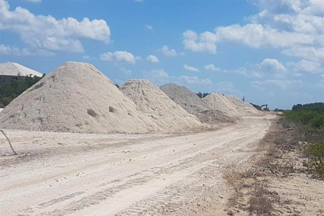 Work Underway at the Caye Caulker Municipal Airstrip 
