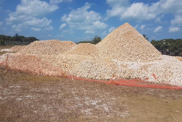 Work Underway at the Caye Caulker Municipal Airstrip 