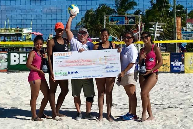 San Pedro Team Places 3rd at Volleyball Tournament in Caye Caulker