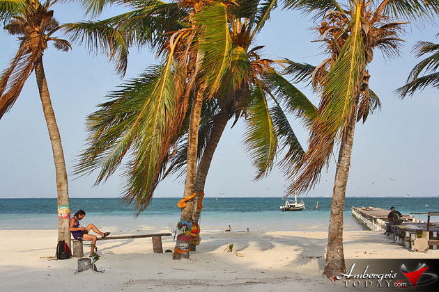 Beach Reclamation project in Caye Caulker, Belize adds beautiful beach frontage