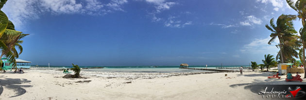 Beach Reclamation project in Caye Caulker, Belize adds beautiful beach frontage