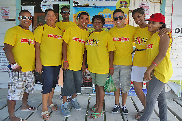 NAC CCM Island Committee at Caye Caulker Health Fair National AIDS Commission Held Health Fair in Caye Caulker