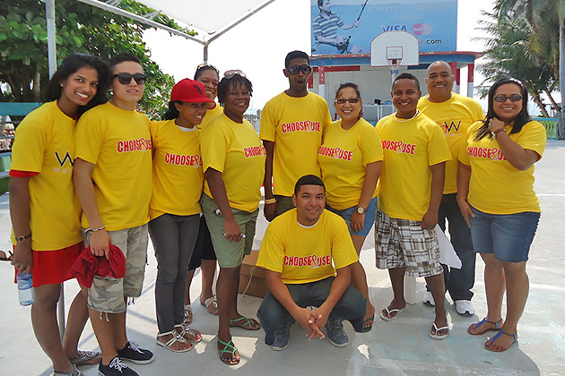 NAC CCM Island Committee at Caye Caulker Health Fair National AIDS Commission Held Health Fair in Caye Caulker