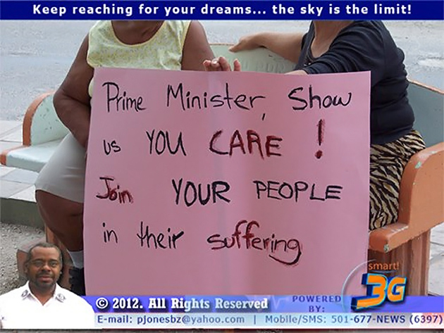 Twin Towns San Ignacio And Santa Elena Protest Against Crime