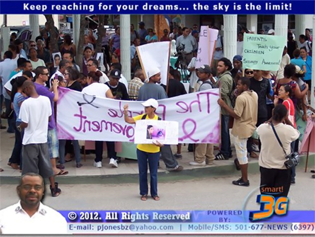 Twin Towns San Ignacio And Santa Elena Protest Against Crime