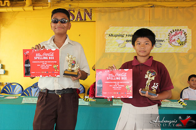 Elias Zetina wins local Zone 5 Coca-Cola Spelling Bee in San Pedro, Ambergris Caye Island Spelling Bee Champ Prepares to National Competition