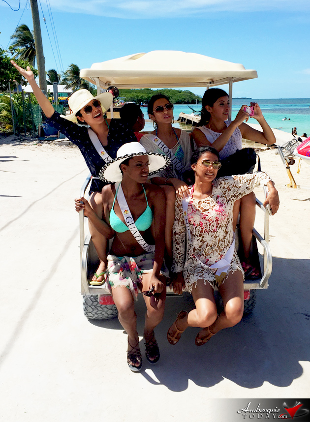 Costa Maya Pageant Delegates Paint the Town Red