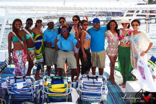 Costa Maya Pageant Delegates Paint the Town Red