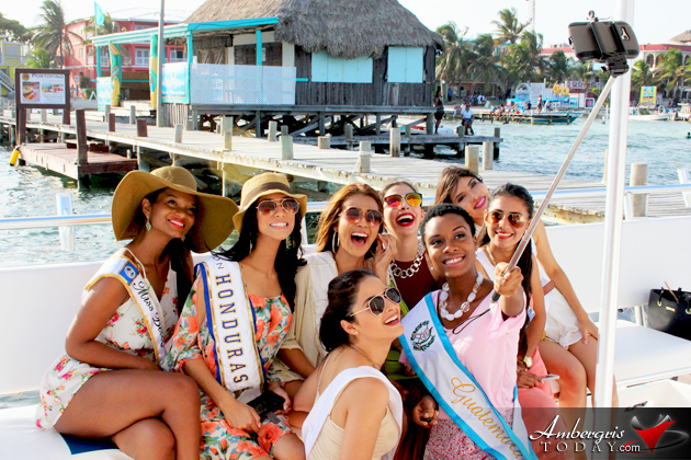 Costa Maya Pageant Delegates Paint the Town Red