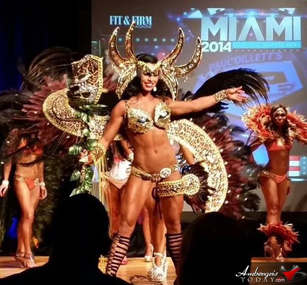 Belize Bodybuilder Cricel Castillo Wins Big in Miami (World Beauty Fitness and Fashion Competition)