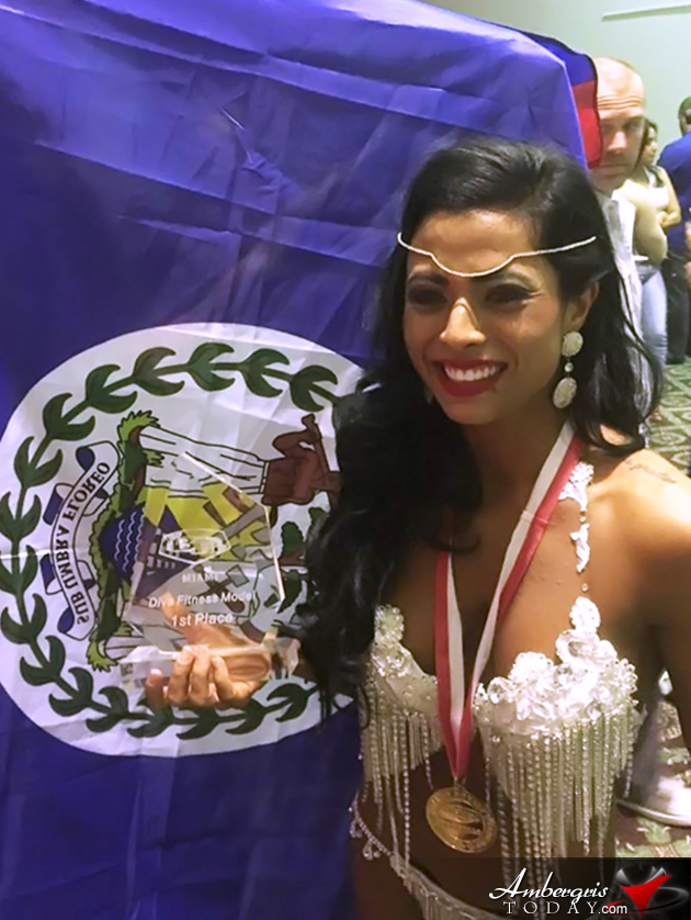 Belize Bodybuilder Cricel Castillo Wins Big in Miami (World Beauty Fitness and Fashion Competition)