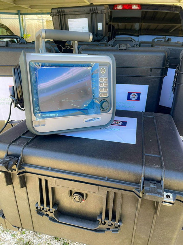 U.S. Government Donates 12 Ventilators to Belize in Continuing Pandemic Support 1 U.S. Government Donates 12 Ventilators to Belize in Continuing Pandemic Support