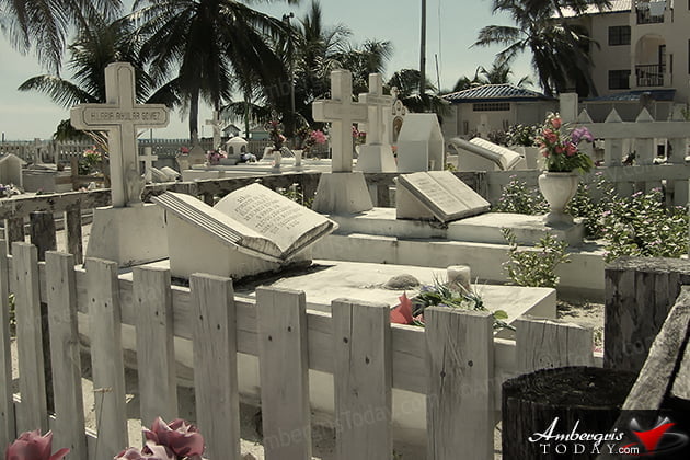 Dia de los Muertos cemetery clean up and decorations along with prayers