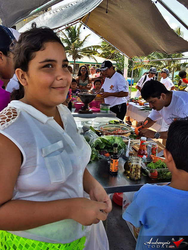 Ceviche Preparing Competition at Dia De San Pedro Beach Party Fun Island Activities to Celebrate Dia de San Pedro