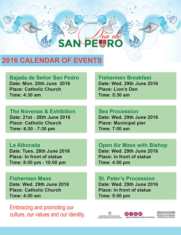 San Pedro Town Boasts New Flag and Coat of Arms