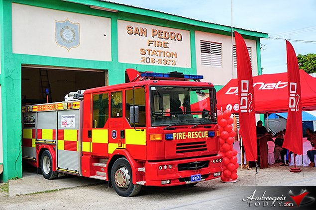 Digi Hands Over Firetruck to San Pedro
