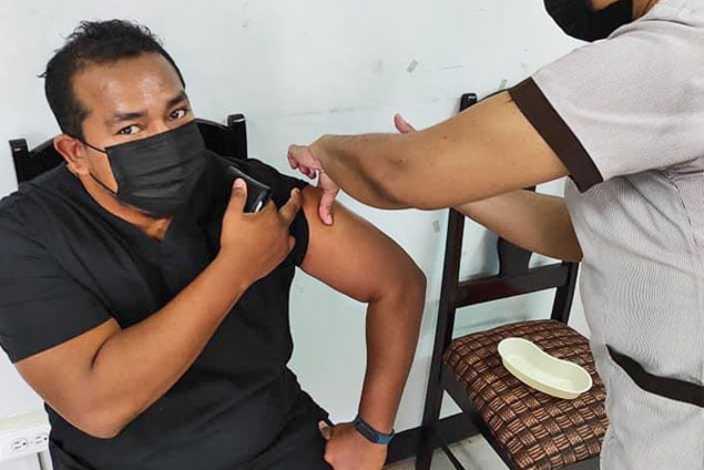 Happy to See Our Island Doctors Receive COVID-19 Vaccine