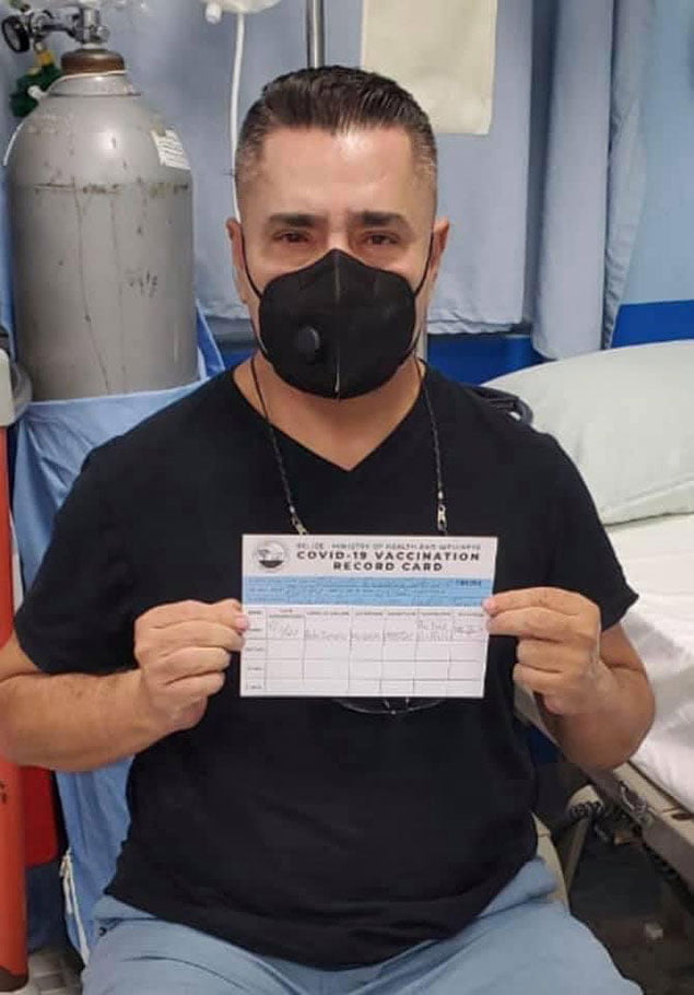 Happy to See Our Island Doctors Receive COVID-19 Vaccine