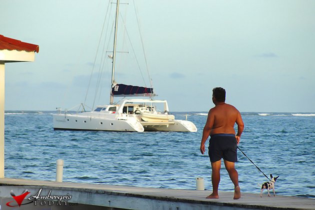 Where The Hell Is Belize? 3 A walk up the pier, San Pedro, Belize