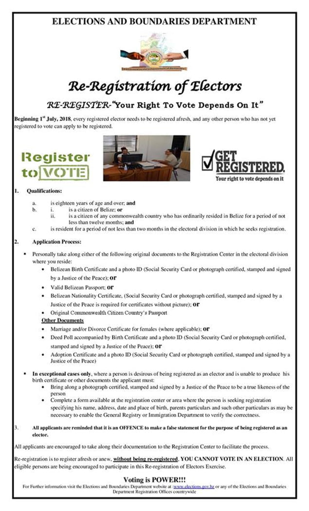 "Your right to vote depends on it"