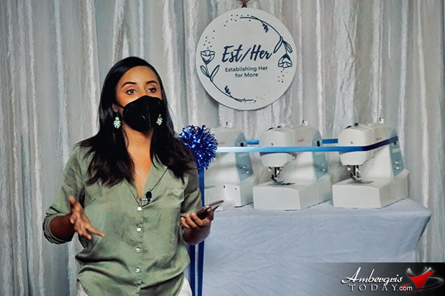 Est/Her Receives Donation of Sewing Machines 1 Est/Her Receives Donation of Sewing Machines