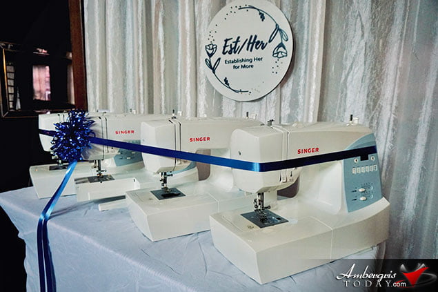Est/Her Receives Donation of Sewing Machines 3 Est/Her Receives Donation of Sewing Machines