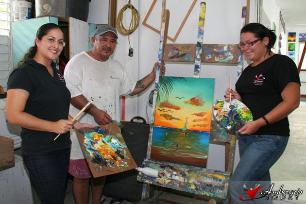 Dorian's Angels at Papo's Art Gallery!