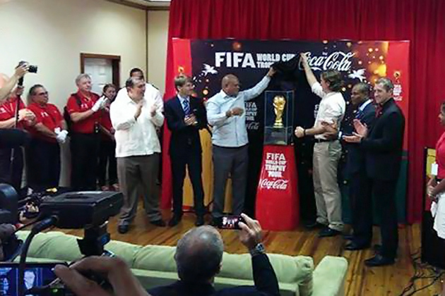 FIFA World Cup Trophy Tour by Coca Cola Comes To Belize