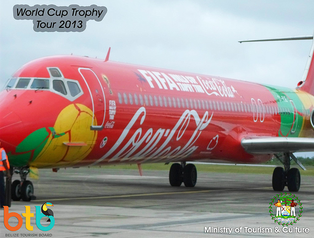FIFA World Cup Trophy Tour by Coca Cola Comes To Belize