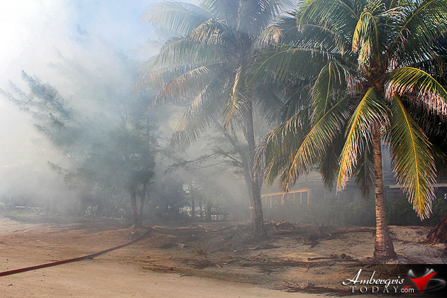 Fire Destroys Abandoned Building Next to San Pedro Resort Fire Destroys Abandoned Building Next to San Pedro Resort