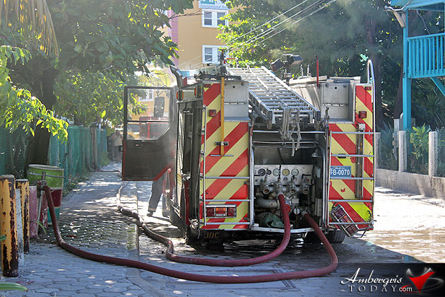 Fire Destroys Abandoned Building Next to San Pedro Resort Fire Destroys Abandoned Building Next to San Pedro Resort