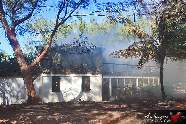Fire Destroys Abandoned Building Next to San Pedro Resort Fire Destroys Abandoned Building Next to San Pedro Resort