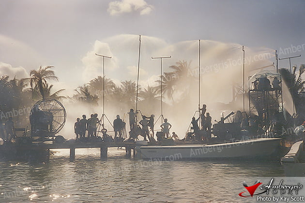 Harrison Ford In San Pedro Filming Mosquito Coast