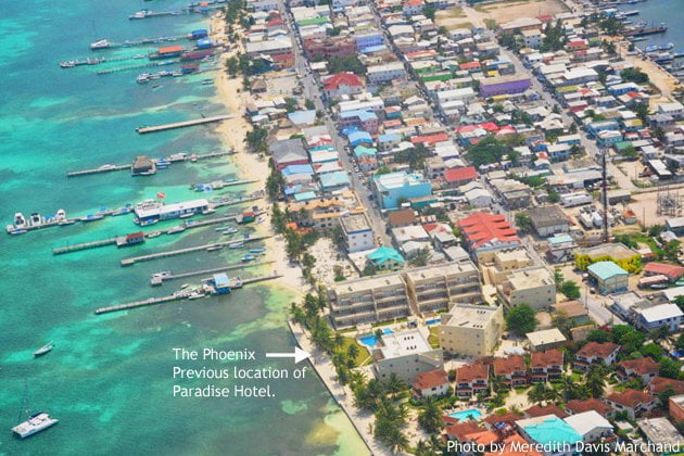 The Phoenix previous location of  Paradise Hotel.