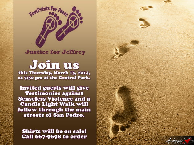 Footprints for Peace -Justice for Jeffrey Eiley Footprints for Peace