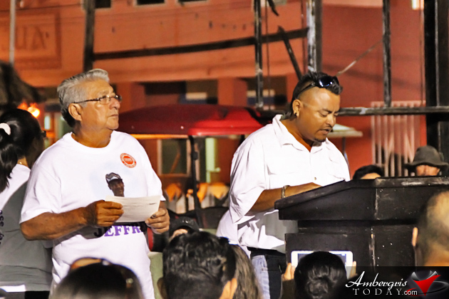 Hundreds Leave Footprints for Peace at Anti-Crime Rally -Justice for Jeffrey Eiley