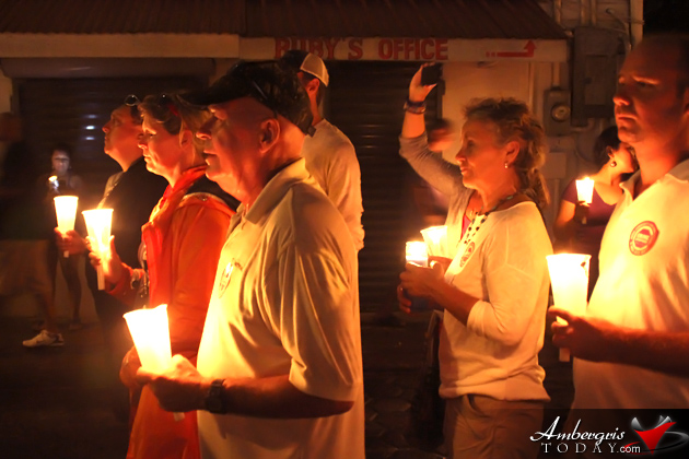 Hundreds Leave Footprints for Peace at Anti-Crime Rally -Justice for Jeffrey Eiley