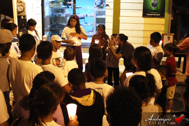 Hundreds Leave Footprints for Peace at Anti-Crime Rally -Justice for Jeffrey Eiley