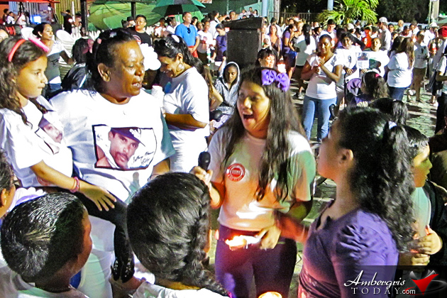 Hundreds Leave Footprints for Peace at Anti-Crime Rally -Justice for Jeffrey Eiley