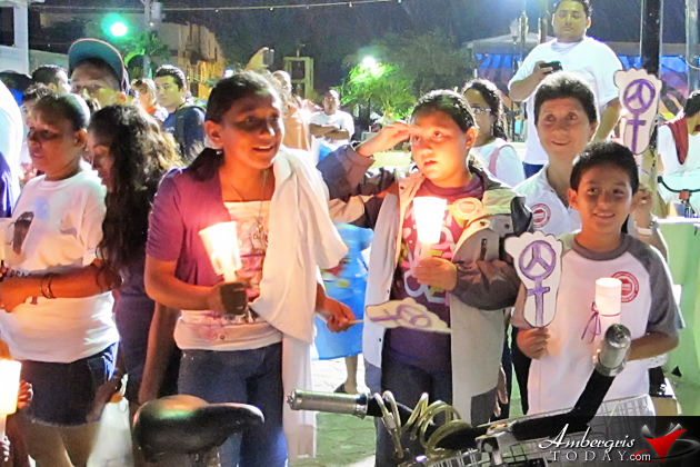 Hundreds Leave Footprints for Peace at Anti-Crime Rally -Justice for Jeffrey Eiley