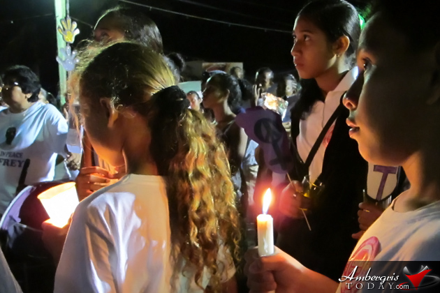 Hundreds Leave Footprints for Peace at Anti-Crime Rally -Justice for Jeffrey Eiley