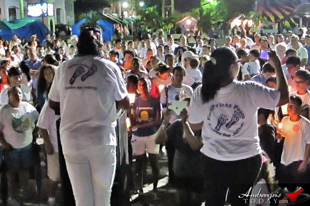 Hundreds Leave Footprints for Peace at Anti-Crime Rally -Justice for Jeffrey Eiley