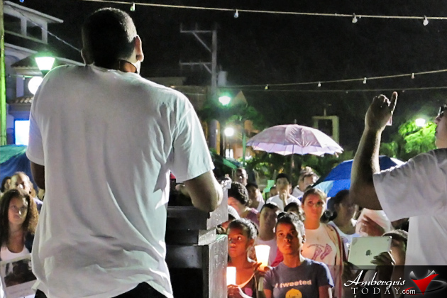 Hundreds Leave Footprints for Peace at Anti-Crime Rally -Justice for Jeffrey Eiley