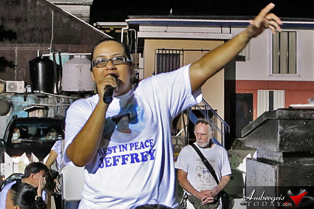 Hundreds Leave Footprints for Peace at Anti-Crime Rally -Justice for Jeffrey Eiley